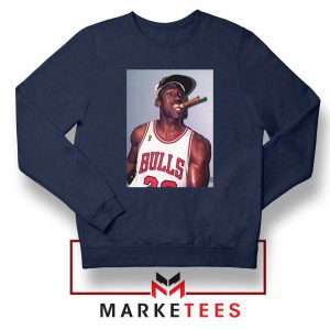 Michael Jordan Smoke Navy Blue Sweatshirt