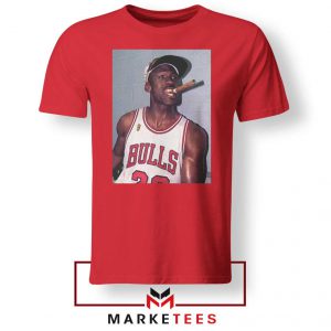 Michael Jordan Smoke Red Tshirt