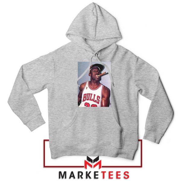 Michael Jordan Smoke Sport Grey Hoodie