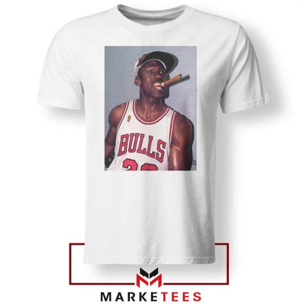 Michael Jordan Smoke White Tshirt