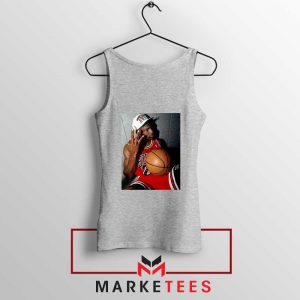 Michael Jordan Three Peat Sport Grey Tank Top