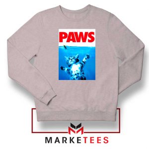 Paws Cat and Mouse Sport Grey Sweatshirt