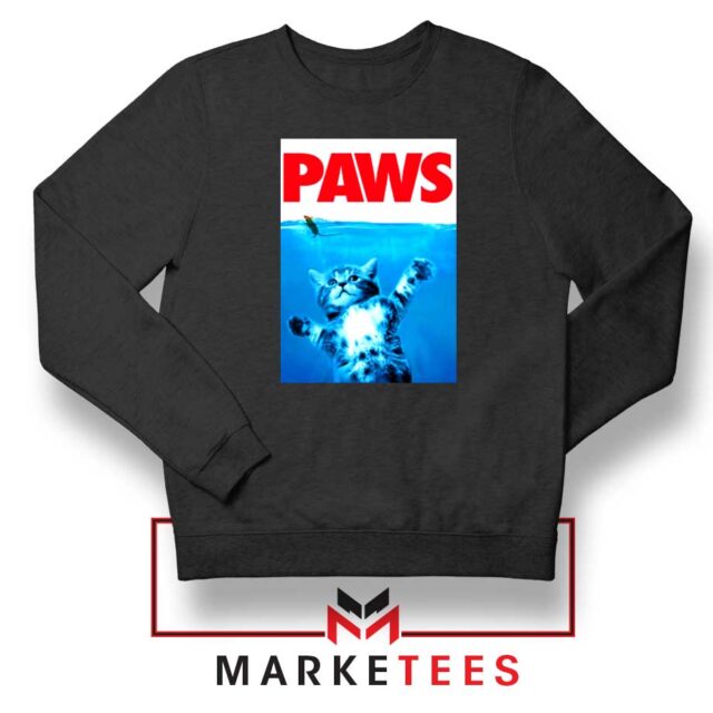 Paws Cat and Mouse Sweatshirt Movie Parody Sweaters S-2XL
