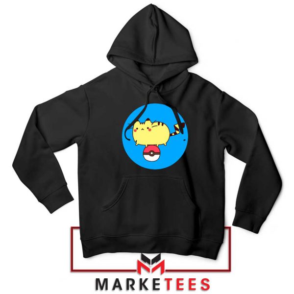 Pikachu Cat Black Hoodie