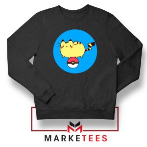 Pikachu Cat Black Sweatshirt