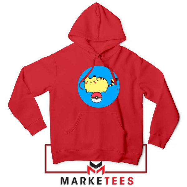 Pikachu Cat Red Hoodie