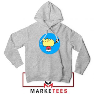 Pikachu Cat Sport Grey Hoodie