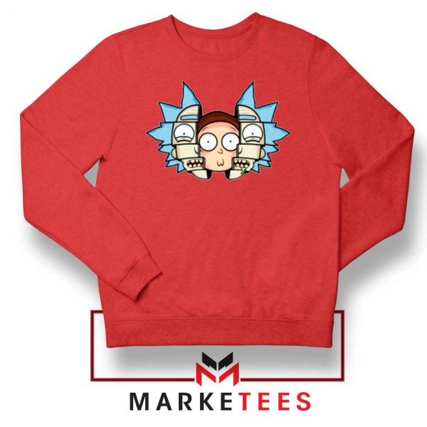 Rick And Morty Comedy Red Sweatshirt