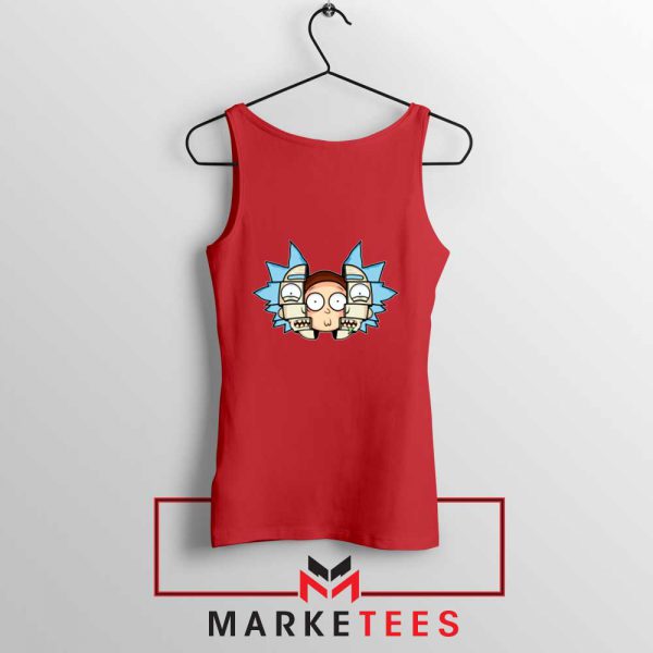 Rick And Morty Comedy Red Tank Top