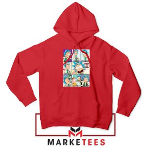 Rick Drunk Red Hoodie