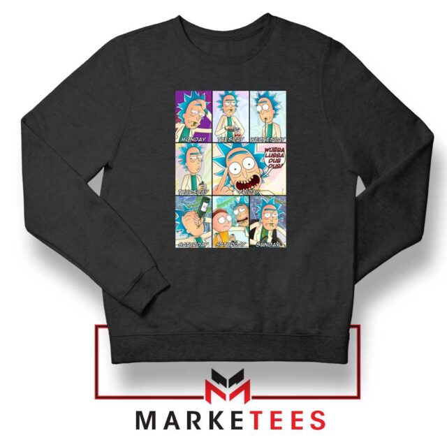 Rick Drunk Sweatshirt Animated Sitcom Sweaters S-2XL