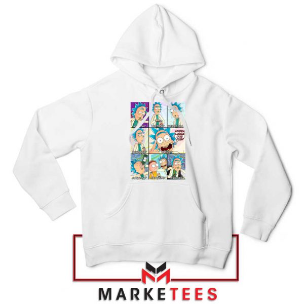 Rick Drunk White Hoodie