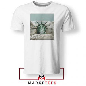 Statue Liberty Hurts White Tshirt
