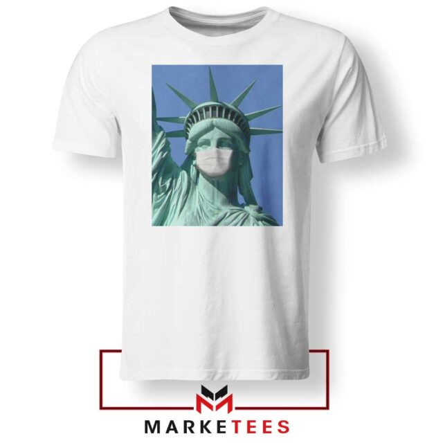 Statue of Liberty Mask Tshirt Coronavirus Pandemic Tee Shirts - ⁠Limited