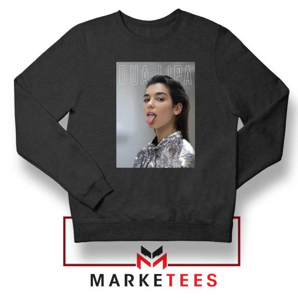 Tongue Out Poster Dua Lipa Sweatshirt