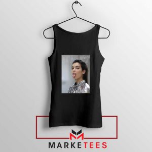 Tongue Out Poster Dua Lipa Tank Top