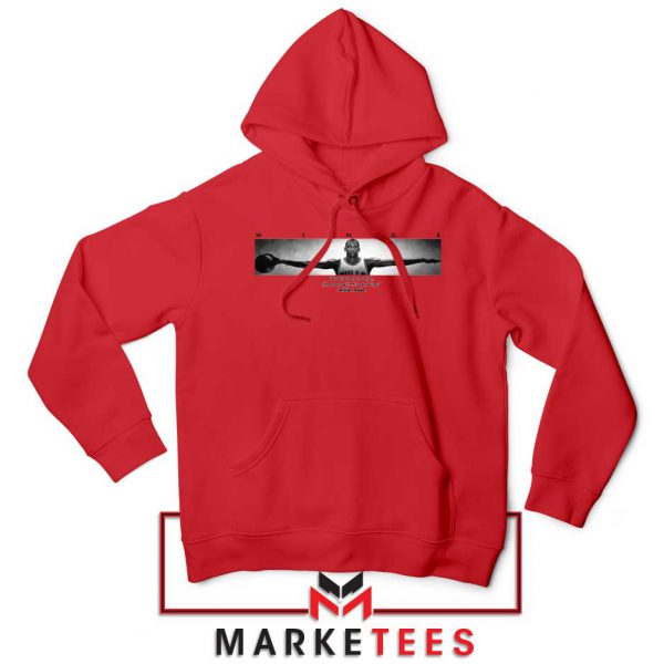 Wings Michael Jordan Red Hoodie