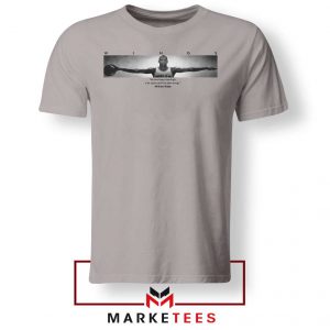 Wings Michael Jordan Sport Grey Tshirt