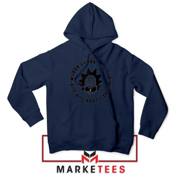 Wubba Lubba Dub Dub Navy Blue Hoodie