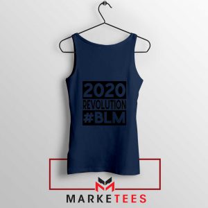 2020 Revolution #BLM Navy Blue Tank Top