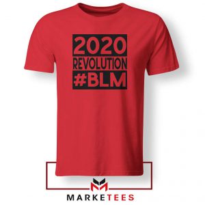 2020 Revolution #BLM Red Tshirt
