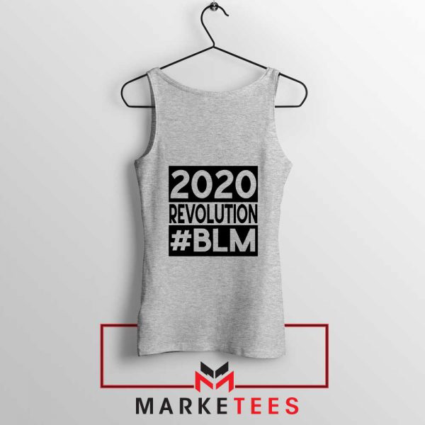 2020 Revolution #BLM Sport Grey Tank Top