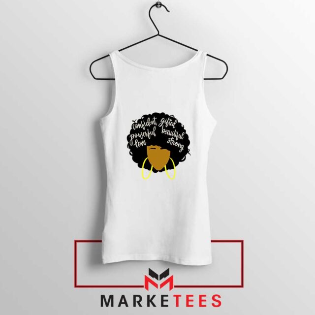 African American Woman Tank Top Black Pride Tops S-3XL