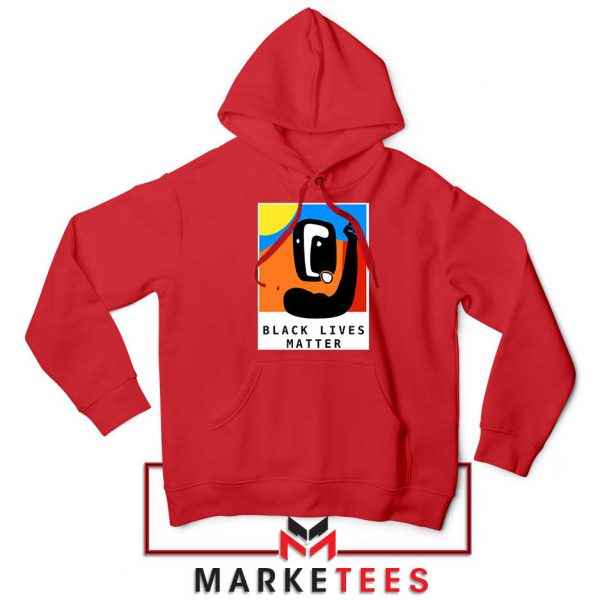 BLM African America Red Hoodie