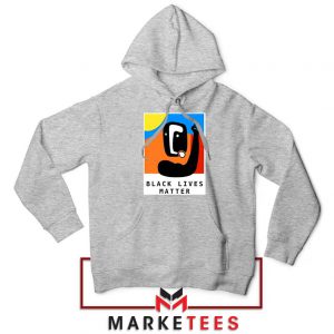 BLM African America Sport Grey Hoodie