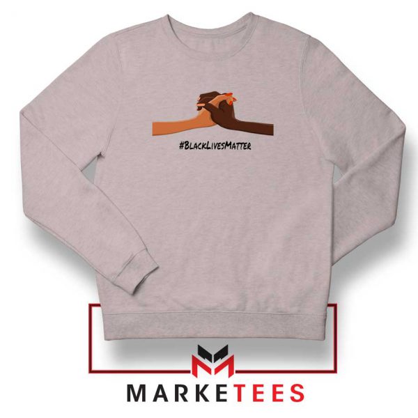 Black Lives Matter Sport Grey Sweatshirt