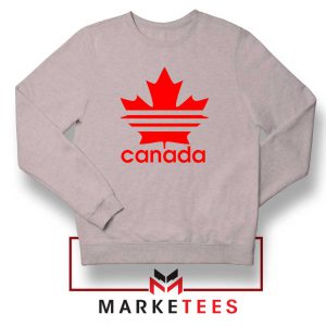 Canada Sport Maple Leaf Sport Grey Sweatshirt