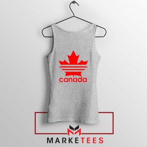 Canada Sport Maple Leaf Sport Grey Tank Top