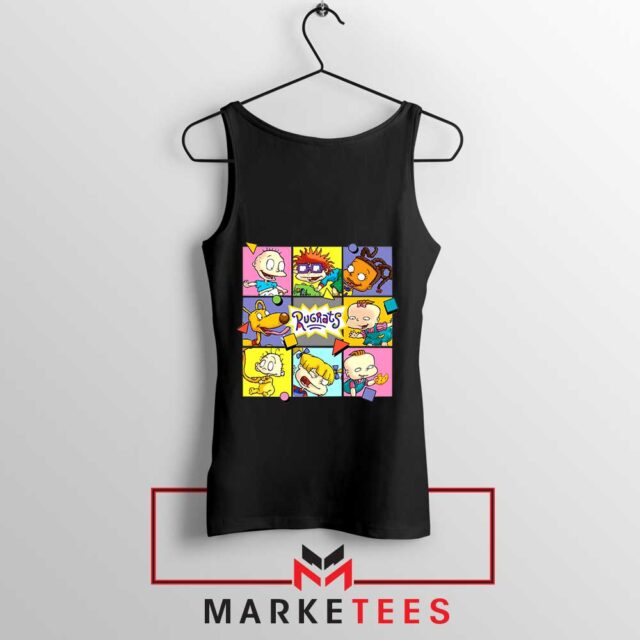 Cartoon Rugrats Boxes Tank Top Nickelodeon S-3XL