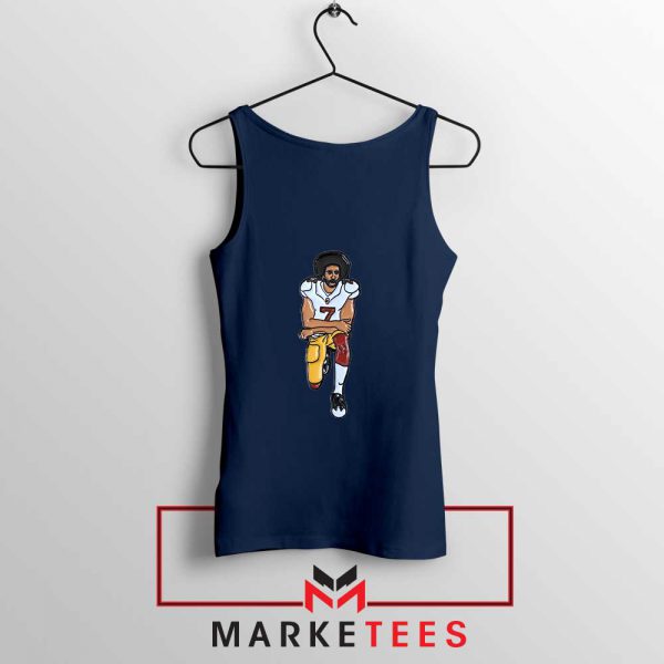 Colin Kaepernick Navy Blue Tank Top