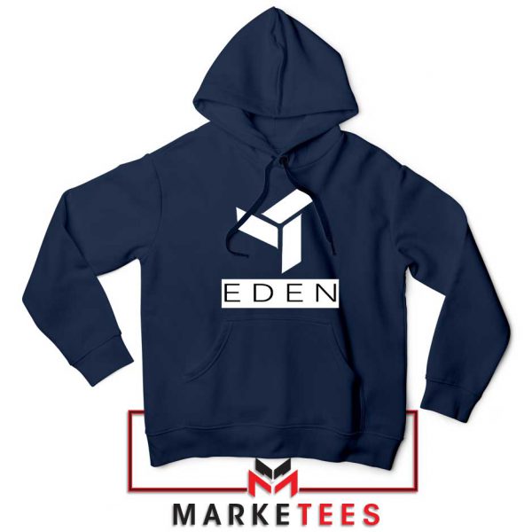Eden Project Logo Navy Blue Hoodie