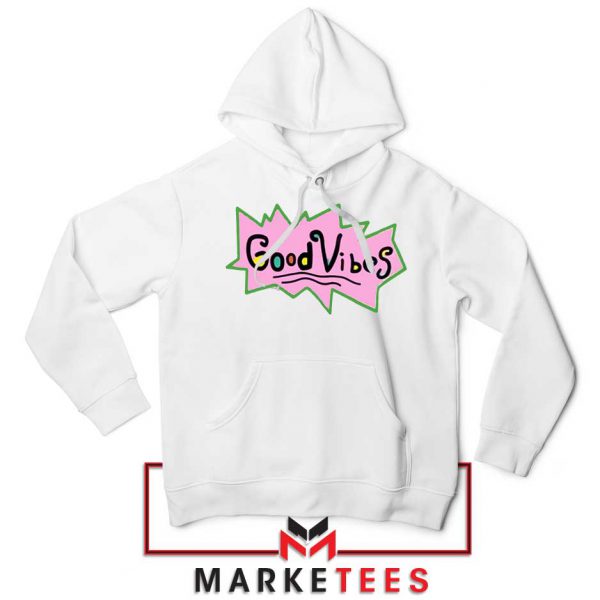 Good Vibes Rugrats Logo Hoodie Nickelodeon S-2XL