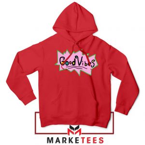 Good Vibes Rugrats Logo Red Hoodie