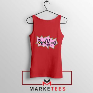 Good Vibes Rugrats Logo Red Tank Top