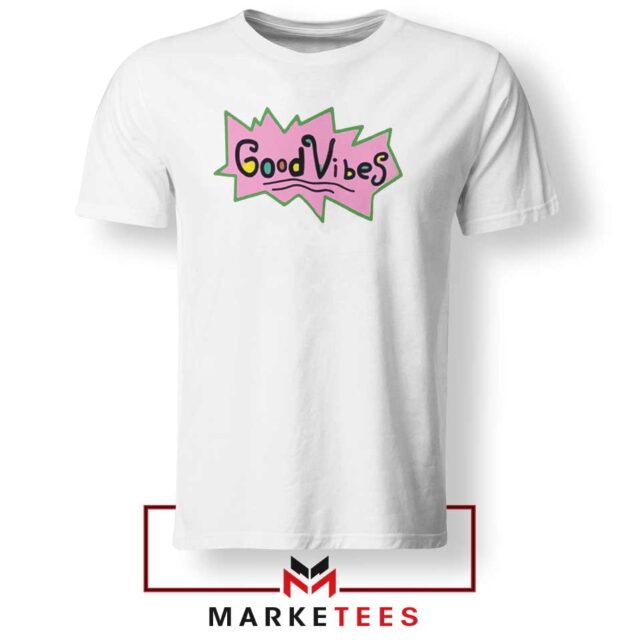 Best Good Vibes Rugrats Logo Tshirt S-3XL