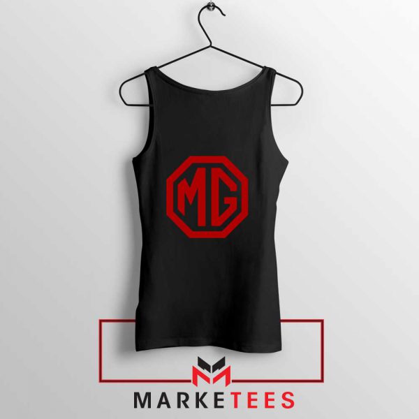 MG British Emblemm Black Tank Top