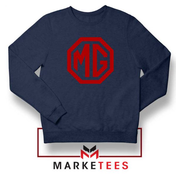 MG British Emblemm Navy Blue Sweatshirt