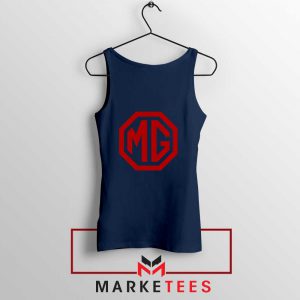 MG British Emblemm Navy Blue Tank Top