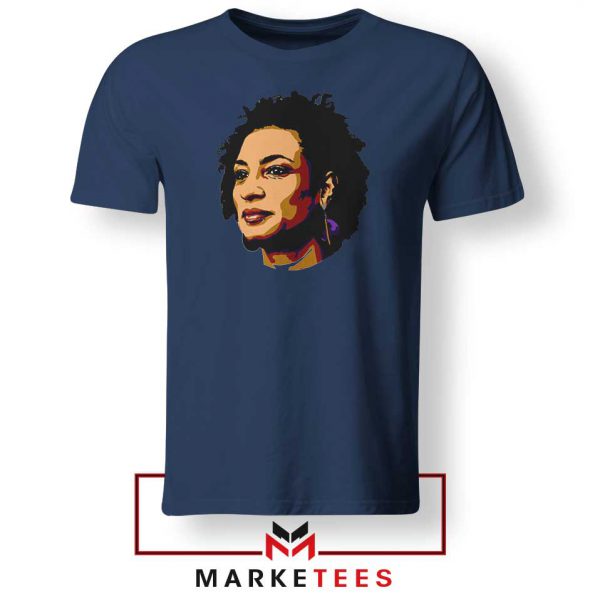 Marielle Franco Presente Navy Blue Tshirt