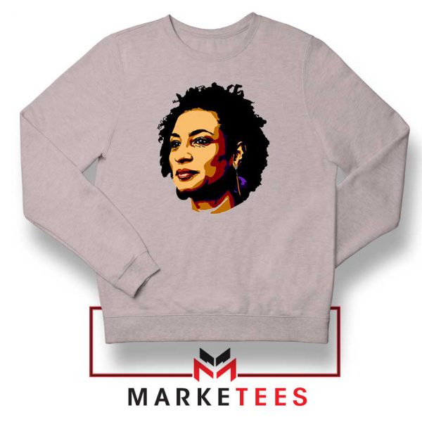 Marielle Franco Presente Sport Grey Sweatshirt