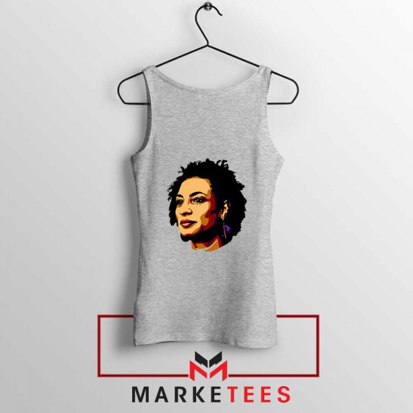 Marielle Franco Presente Sport Grey Tank Top