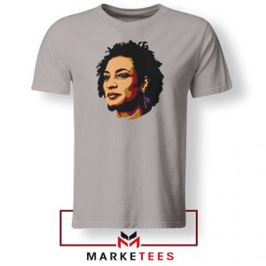 Marielle Franco Presente Sport Grey Tshirt