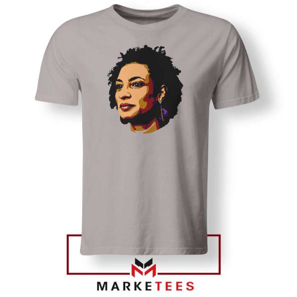 Marielle Franco Presente Sport Grey Tshirt