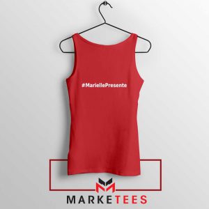 Marielle Presente Hashtag Red Tank Top