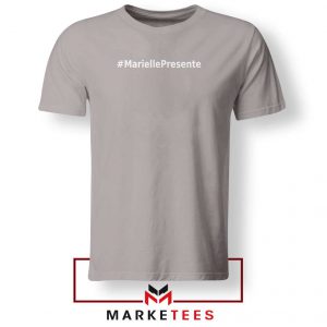 Marielle Presente Hashtag Sport Grey Tshirt