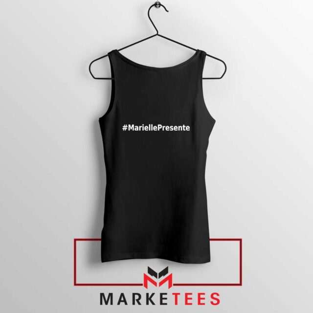 Marielle Presente Hashtag Tank Top Brazilian Politician Tops - ⁠Passionately